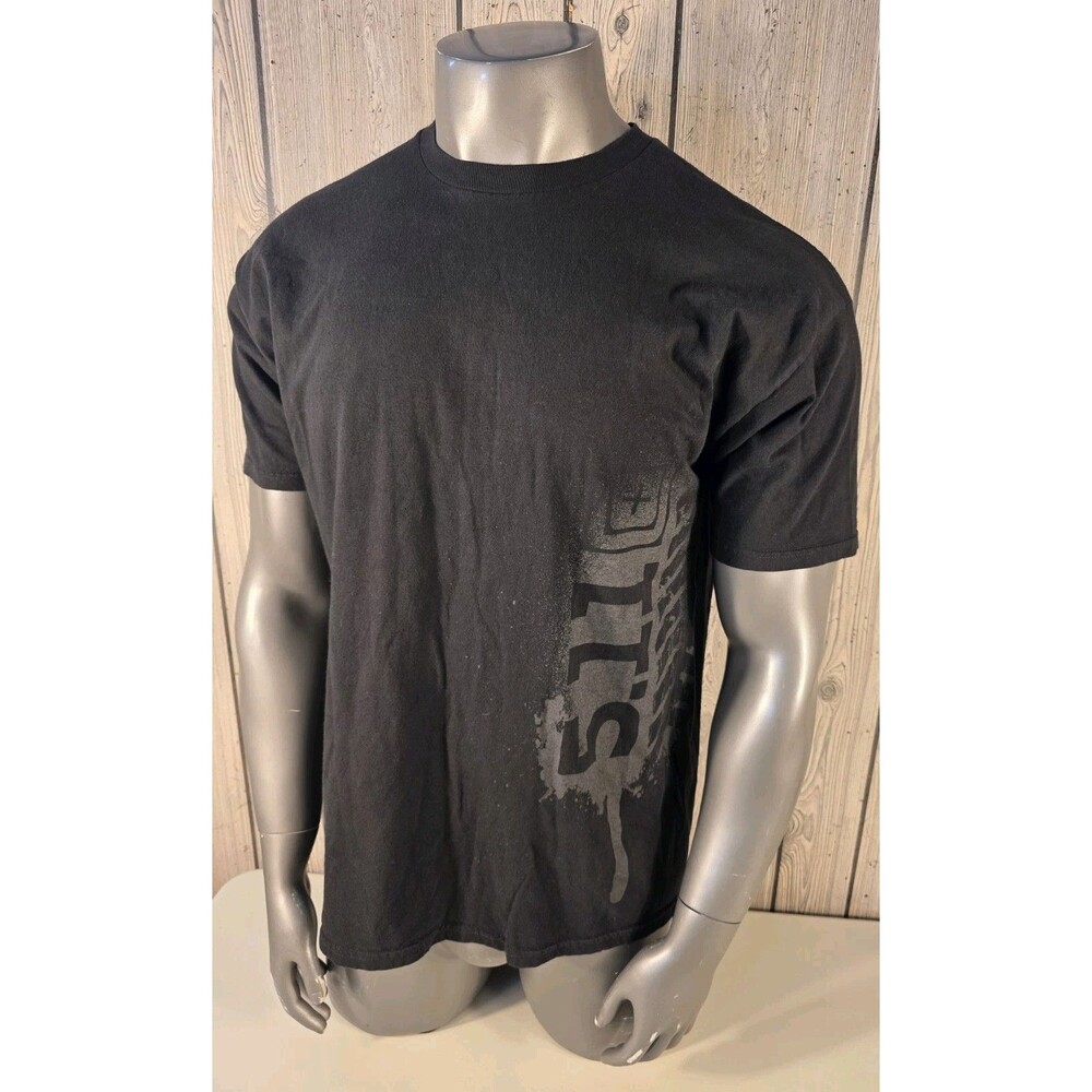 5.11 Tactical T Shirt Mens XL Short Sleeve Black Gray
